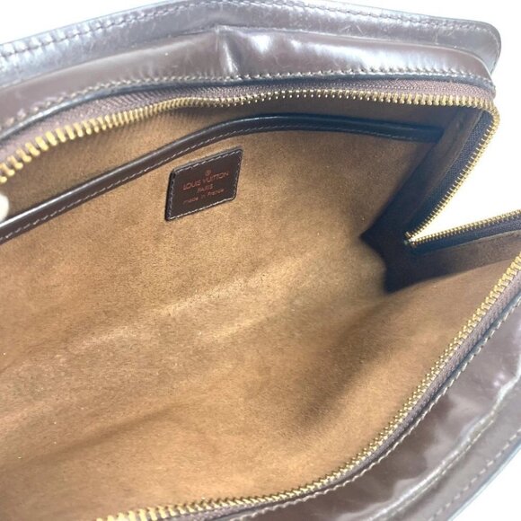 LOUIS VUITTON N51993 Damier Saint Louis Clutch bag pouch with strap Canvas Ebene - Picture 9 of 15
